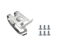 MZRAN Paquete de 10 ganchos de metal de alta resistencia con tornillos, perfectos para fijar herramientas eléctricas, clips de cinturón de acero inoxidable