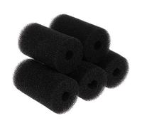 MZRAN Paquete de 5 esponjas de prefiltro para acuario, rollos de espuma prefiltro de color negro para peces de acuario