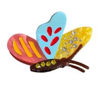 MZRAN Pinza de mariposa para el pelo, grande, adorno de princesa, accesorios para peinar el cabello