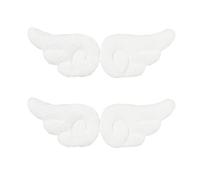 MZRAN Pinza para el pelo con alas de ángel para adultas y niñas, horquillas de felpa para el pelo, para Halloween, cosplay, tocado, pasadores de anime