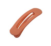 MZRAN Pinza para el pelo de color mate, simple y plana, para mujeres y niñas, con flequillo lateral, para uso diario, decoración para el cabello