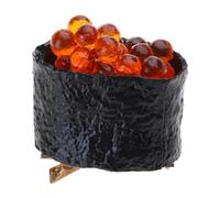 MZRAN Pinza para el pelo de comida de sushi para niñas y niñas, suministros de pelo multifunción para interiores y exteriores