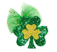 MZRAN Pinza para el pelo del día de San Patricio para reuniones familiares, carnaval, celebración, alfiler lateral para vacaciones, accesorios para la cabeza, pinzas para el pelo de trébol