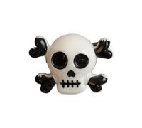 MZRAN Pinza para el pelo en forma de calavera, ala, cruz, para niñas calientes, pasadores de pelo, punk, cola de caballo para adolescentes y niñas