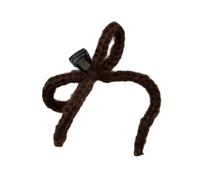MZRAN Pinza para el pelo hecha a mano con lazo de hilo elegante, estilo encantador, accesorio para el cabello diario