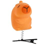MZRAN Pinza plana para el pelo, con forma de animal, para la cabeza, racimos, clip de dibujos animados, capibara, accesorios para fotos