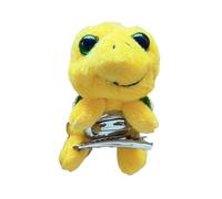 MZRAN Popular cinta para el pelo de tortuga peluda para adultas y niñas, broche de dibujos animados, bonito lazo para el pelo, soporte para cola de caballo