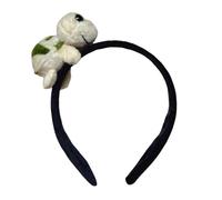 MZRAN Popular cuerda de pelo de tortuga peluda para adultas y niñas, broche de dibujos animados, bonito lazo para el pelo, soporte para cola de caballo