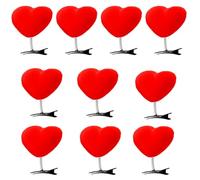 MZRAN Preciosa pinza para el pelo con forma de corazón para festivales de música, fiestas de cumpleaños, San Valentín, celebraciones, pasadores para adultos