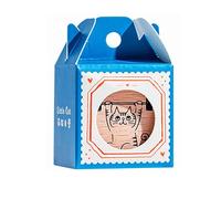 MZRAN Sello de goma de madera decorativo de la serie de gatos para álbumes de recortes, diario, tarjetas, decoración, serie de gatos, diseño retro decorativo de animales para hacer tarjetas