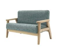 MZRAN Sofá biplaza para dormitorio, sillón brillante, modelo de muebles en miniatura, casas de muñecas, accesorio de sofá, juego realista, modelo de sofá en miniatura 1:12