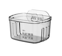 MZRAN Solución de almacenamiento transparente montada en la pared, práctico organizador de almacenamiento clasificado