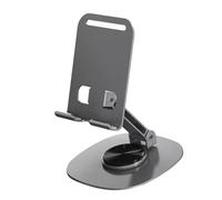 MZRAN Soporte giratorio de 360 grados para teléfono móvil, tableta, ángulos plegables, altura ajustable, soporte para teléfono