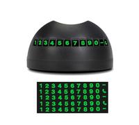 MZRAN Soporte multifuncional para teléfono con tarjeta de número de estacionamiento temporal, soporte para teléfono móvil con placa temporal