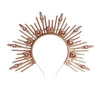 MZRAN Sun Goddesses - Aro para el pelo para novia, boda, elegante y delicada banda para el pelo para mujeres y niñas