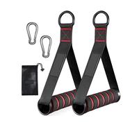 MZSKLW 1Pair Gym Resistance Bands Foam Handles Anti-Slip Grip Strong Nylon Webbing Fitness Heavy Duty Cable Machine Workout Equipment Asa para Banda De Resistencia