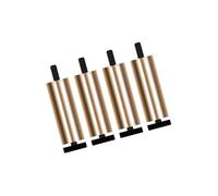 MZSKLW 4 patas de repuesto para sofá y muebles para mesa de café, armario, soporte de TV (dorado, 12 cm)