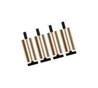 MZSKLW 4 patas de repuesto para sofá y muebles para mesa de café, armario, soporte de TV (dorado, 8 cm)
