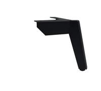 MZSKLW 4 patas de sofá para muebles de metal, color negro y dorado, mueble de TV, cama, mesa de café, taburete, silla, herrajes para pies de 8/10/12/15 cm (negro-12 cm-4 piezas)