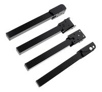 MZSKLW 4 patas de soporte plegables de metal para laptop, escritorio, mesa cuadrada, muebles, sofá, cama, patas