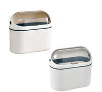 MZSKLW Cubo de Basura de Mesa 1 Uds. Papelera for escritorio con tapa, Mini for, basura de encimera oficina pequeña, for congelador
