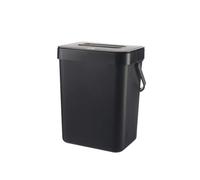 MZSKLW Cubo de Basura de Mesa El bote de basura cercano silencioso del ahorro espacio 3L selló el compartimiento for la oficina cocina(Black)