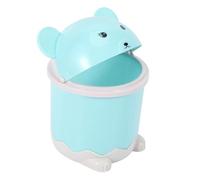 MZSKLW Cubo de Basura de Mesa Papelera de escritorio con tapa Cesta papel pequeña Mini Flip Can