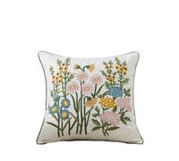 MZSKLW Fundas Cojines Sofa Funda de cojín Margaritas Multicolor for Dormitorio, sofá, decoración Interior Coche, Primavera y Verano, for Todas Las Estaciones, 1 ud(Color1,66x66cm 26x26inch)