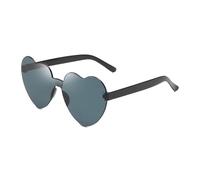 MZSKLW Gafas de Sol Gafas De Sol Corazón Melocotón Amor Color Gelatina Sin Montura Una Pieza Colores Deslumbrantes(16)