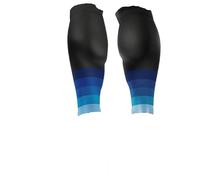 MZSKLW Mangas De Compresión Para Pantorrillas 1 par de mangas compresión for pantorrillas for hombres y mujeres que corren, calcetines sin pies 20-30 mmHg for deportes al aire libre maratones(Blue)