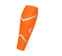 MZSKLW Mangas De Compresión Para Pantorrillas 1 par de mangas compresión for pantorrillas for hombres y mujeres - Calcetines sin pies for la periostitis tibial(Orange,M)
