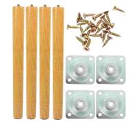 MZSKLW Patas de madera maciza para mesa, gabinete, muebles, pies, sofá, mesa de café, comedor
