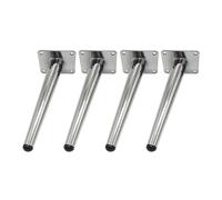 MZSKLW Urniture - Patas de metal, 4 unidades, para sofá, armario, mesa, armario, silla, muebles, 15/20/25 cm, patas metálicas (madera)