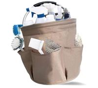 MZSX Bolsa de Herramientas Abatible para Jardín - Cesta Organizadora (Caqui)