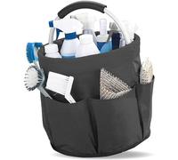 MZSX Cesta de Herramientas Abatible, Bolsa de Herramientas Abatible, Bolsa de Herramientas de Jardín Abatible, Adecuado para Bolsas Organizadoras (Negro)