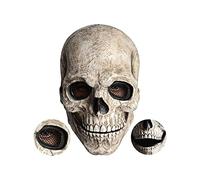 MZSX Fiesta de Disfraces de Halloween Realista Máscara de Látex de Cabeza Humana Reales Personas Cabeza de esqueleto Carnaval, Vampiro Scary Monster Disfraz de Demon Zombie Props para Cosplay