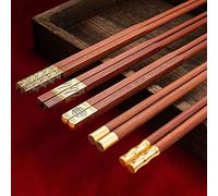 MZSX Set de regalo para palillos, palillos Profesional de gama alta, Reutilizables, antideslizantes, anticalor, Platos de Aushi o Arroz, negro, chinos japoneses