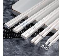 MZSX Set de regalo para palillos, palillos Profesional de gama alta, Reutilizables, antideslizantes, anticalor, Platos de Aushi o Arroz, negro, chinos japoneses