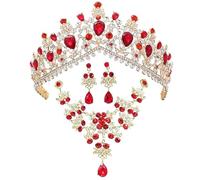 MZSX Tiara Corona, Tiara de la boda y corona de diamantes, Novia Niña Mujer Partido decoración en cumpleaños, Traje de Navidad, Goddess, Queen cosplay,Tocado dorado