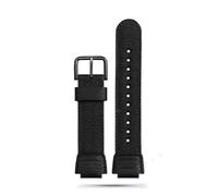 MZTZHVNVGK Correa reloj nailon 18mm anti caída, repuesto SGW-300 AQ-S810W AE1200WH/1300, compatible con Casio(Black-black A)