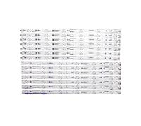 MZTZHVNVGK Tira de LED for iluminación trasera, 12 lámparas aptas for Philips 49 "49PUS6501 LB-PF3030-GJD2P6C490712-LD RB 49AEL2-L KD-49X6000D 49PUH6101 49PUS7272 Lámparas de repuesto para televisores
