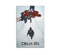 MZXVBUC Deus Ex Mankind - Póster de videojuegos divididos, pintura decorativa, lienzo, póster de pared e impresión artística moderna para decoración de dormitorio familiar, 30 x 45 cm