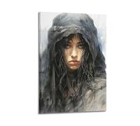 MZXVBUC Póster decorativo de mujer peligrosa, 3 pósteres de pared e impresión artística moderna para decoración de dormitorio familiar, 20 x 30 cm