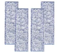 MZY LLC Almohadillas de repuesto compatibles con Bona Mop, almohadillas de microfibra lavables y reutilizables para limpiador de suelos de madera dura Bona, 18 pulgadas, paquete de 4 repuestos de