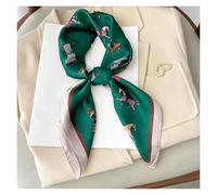 MZYFDC Bufanda cuadrada de seda 70cm for mujer, pañuelo satén for el cuello, for pelo, chal Para Cabeza Cuello(Color-14)