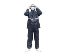 MZYFDC Chubasquero Traje impermeable de poliéster doble capa for exteriores, duradero, resistente al viento y a las explosiones, for uso doméstico(Color03,L [height 160-165])