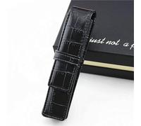 MZYFDC Estuche de Cuero Hecho a Mano for lápices, Funda estilográfica, Estuche Vintage for bolígrafo, Bonito Material de papelería.(Color1)