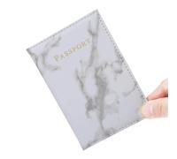 MZYFDC Estuche for Pasaporte, Accesorios de Viaje, Funda for identificación, for Mujer y Hombre, Funda for Tarjetas bancarias, Cartera de Negocios(Light Grey)