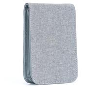 MZYFDC Estuche for Pluma estilográfica Asvine, Estuche de Piel sintética for 12 bolígrafos, Color Negro, marrón y Gris.(Gray)