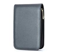 MZYFDC Estuche for Pluma estilográfica Asvine, Estuche de Piel sintética for 12 bolígrafos, Color Negro, marrón y Gris.(Black)